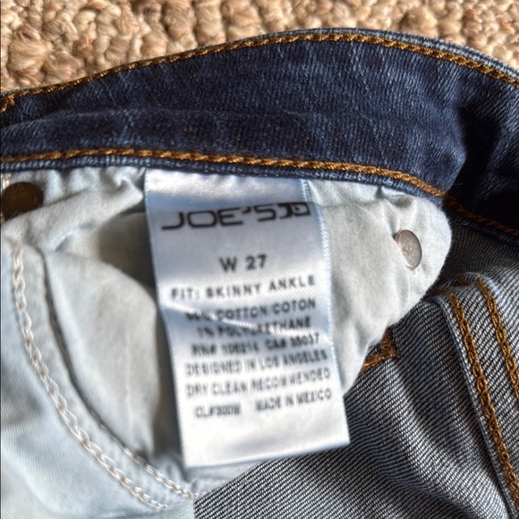 Joe's Jeans Blue Skinny Denim - Picture 5 of 5